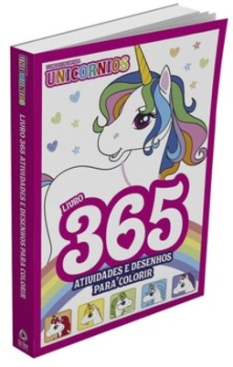 Floresta Encantada Unicórnios - Livro 365 atividades e desenhos para colorir