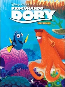 Gigante Ler e colorir Procurando Dory