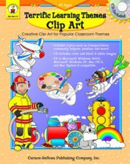 Terrific Learning Themes Clip Art
