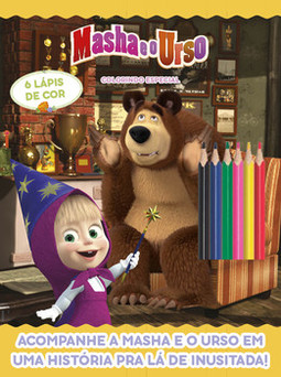 Masha e o urso: colorindo especial