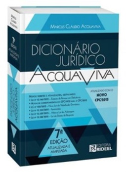 DICIONÁRIO JURÍDICO ACQUAVIVA #Único