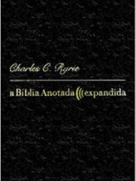 Bíblia Anotada Expandida: Couro Bonded/Preta e Dourada