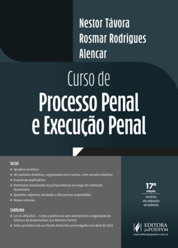 Curso de processo penal e execução penal