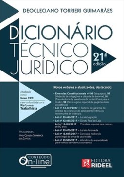 Dicionário técnico jurídico