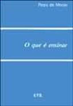 O Que E Ensinar