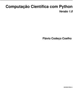 Computação Científica com Python