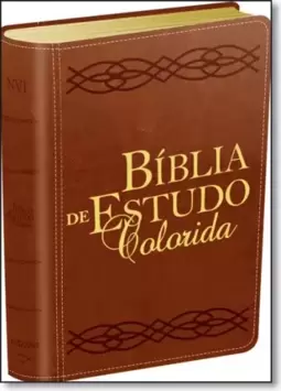 Biblia De Estudo Colorida   Texto Nvi (Marrom)