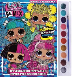L.O.L. Surprise! - Livro para pintar com aquarela