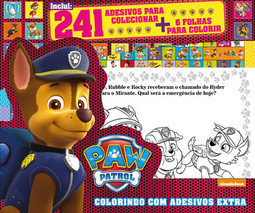 Patrulha canina - Colorindo com adesivos extra