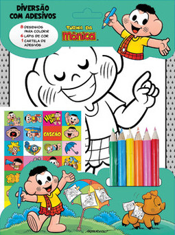 Turma da Mônica - Diversão com adesivos: Cascão