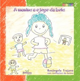 A menina e o jogo de bola
