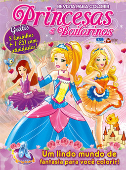 Princesas e bailarinas - Revista para colorir