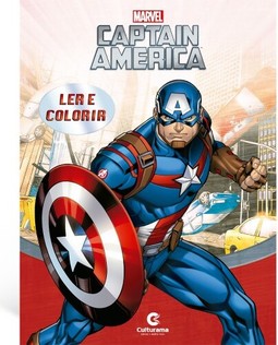 GIGANTE LER E COLORIR CAPITAO AMERICA