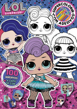 L.O.L. Surprise! Super colorir com adesivos