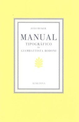 Manual tipográfico de Giambattista Bodoni