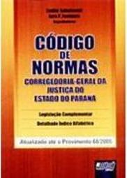Código de Normas: Atualizado Até o Provimento 79/2006