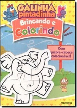 Galinha Pintadinha - Brincando E Colorindo - Livro Amarelo