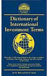Dictionary of International Investment Terms - IMPORTADO