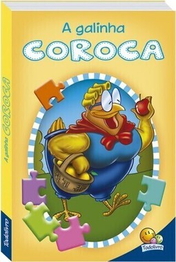 Animais da fazenda em quebra-cabeças: A galinha Coroca