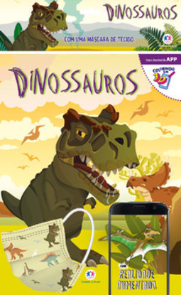 Dinossauros - Kit com máscara