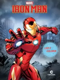 Gigante Ler e colorir Homem de Ferro
