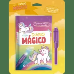 MEU DIARIO MAGICO COM CANETA UNICORNIOS