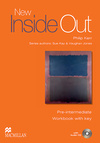 New Inside Out Workbook With Audio CD-Pre-Int. (W/Key)