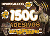 Dinossauros: prancheta para colorir com 1500 adesivos