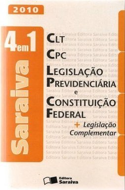 LegislaÇao Cpc Codigos 4 Em 1 - Clt