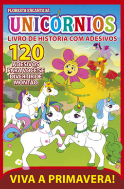 Unicórnios - Floresta encantada: livro de história com adesivos
