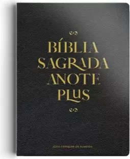 Bíblia anote plus RC - Capa semi luxo preta