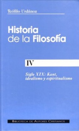 Historia de la filosofía (Biblioteca de Autores Cristianos #IV)