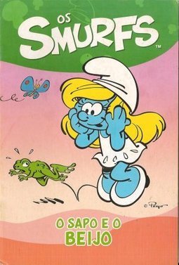 OS SMURFS, O SAPO E O BEIJO