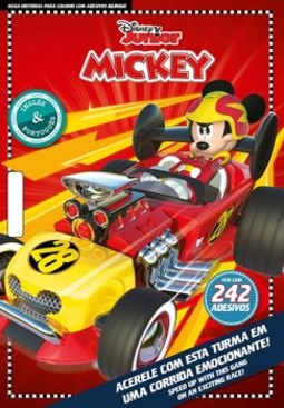 Disney Junior Mickey - Megahistórias para colorir com adesivos bilíngue
