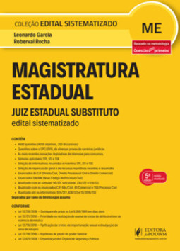 Magistratura estadual: juiz estadual substituto - Edital sistematizado