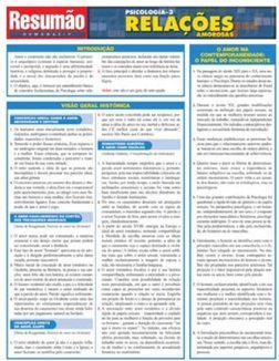 Resumão: Psicologia - Relações Amorosas