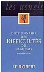 Dictionnaire Des Difficultés Du Français - IMPORTADO