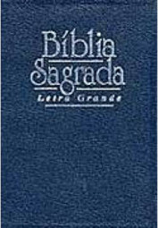 Bíblia Sagrada: Letra Grande - Beira Dourada - Azul