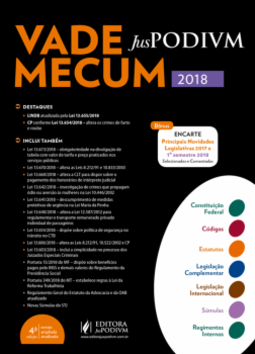 Vade mecum Juspodivm 2018: atualizado até 25/06/2018