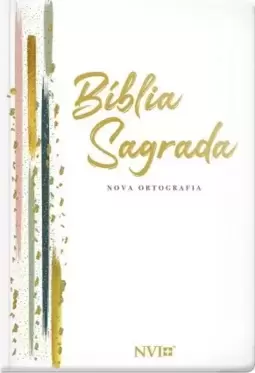 Bíblia NVI gigante Novo Testamento - 2 cores - Capa semi luxo listras