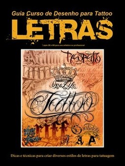 Guia curso de desenho para tattoo: letras