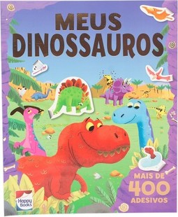 Cenários com adesivos: Meus dinossauros