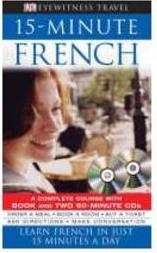 FRENCH 15-MINUTE CD PACK: LEARN FRENCH IN JUST...DAY