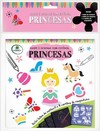 Raspe e Desenhe com Estêncil: Princesas