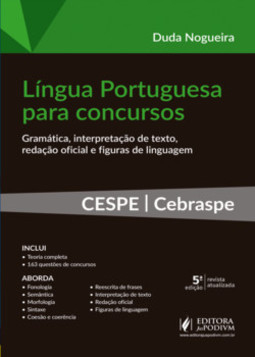 Língua portuguesa para concursos - CESPE/Cebraspe