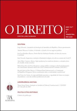 O direito: ano 153º