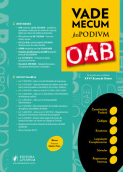 Vade mecum Juspodivm OAB: de acordo com o edital do XXVII Exame de Ordem