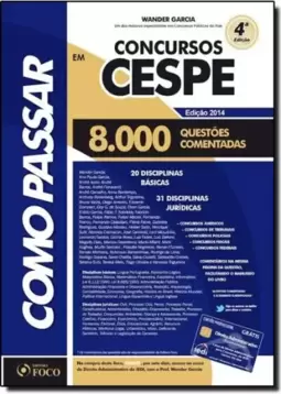 Como Passar em Concursos da Cespe: 8000 Questões Comentadas