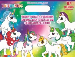Floresta encantada - Minha primeira prancheta de artes - Unicórnios