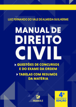 Manual de direito civil: tabela com resumo e questões de concursos e da ordem